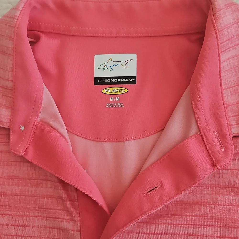 Greg Norman Play Dry Men's Polo Shirt Medium - Picture 5 of 9